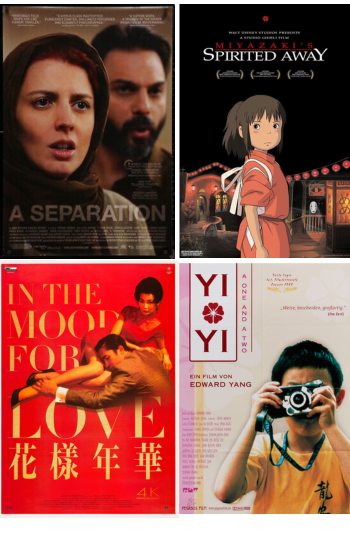 US movies on the list
