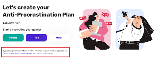 adhd app terms and conditions